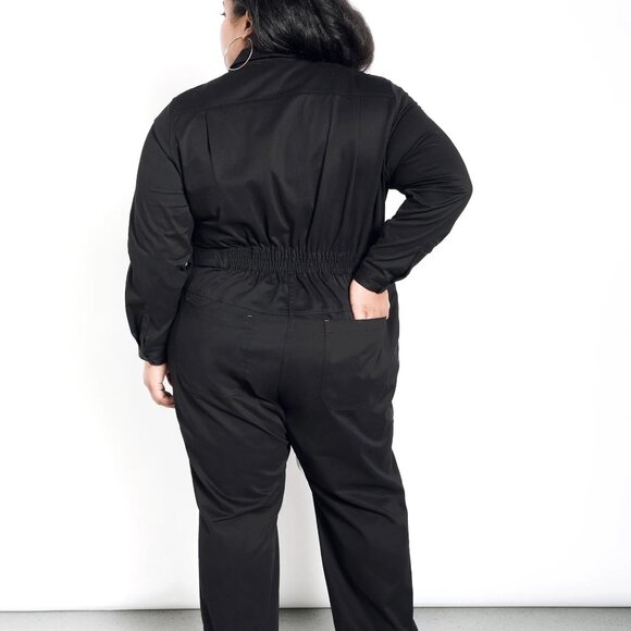 WILDFANG- The Essential Long Sleeve High Waisted Coverall, Size Medium - Picture 4 of 8